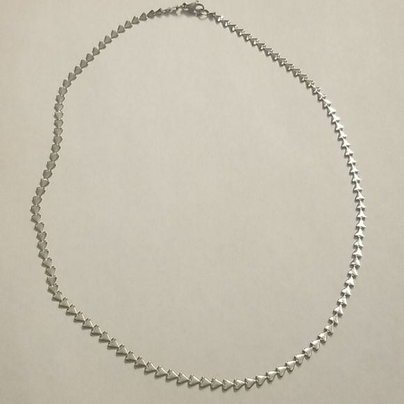 Jewelry - 18" HEART NECKLACE LOBSTER CLAW STAINLESS NIB